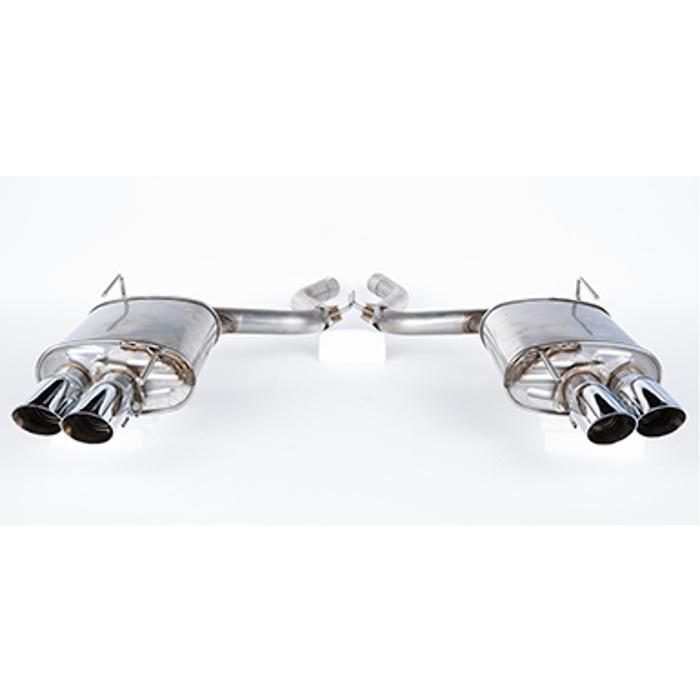2015-2017 Mustang 2.3L EcoBoost ROUSH Quad Tip (Active Ready) Exhaust Kit - Convertible Only